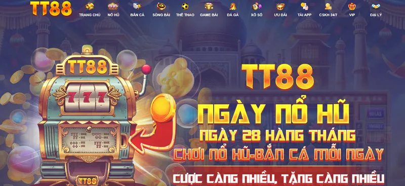 Game Bài TT88 – Game Bài Đỉnh Nhất Đổi Thởng Ăn Tiền Thật